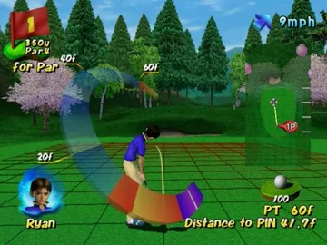 Swing Away Golf screen shot game playing